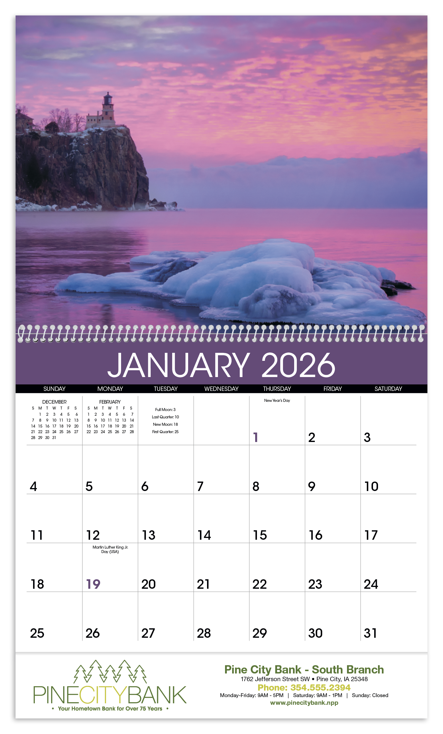 Triumph® Calendars Sunrise Sunset Calendar 3