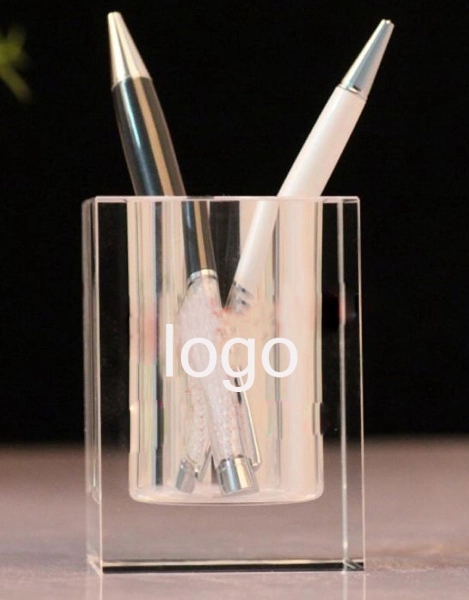 Square Crystal Pen Holder 5