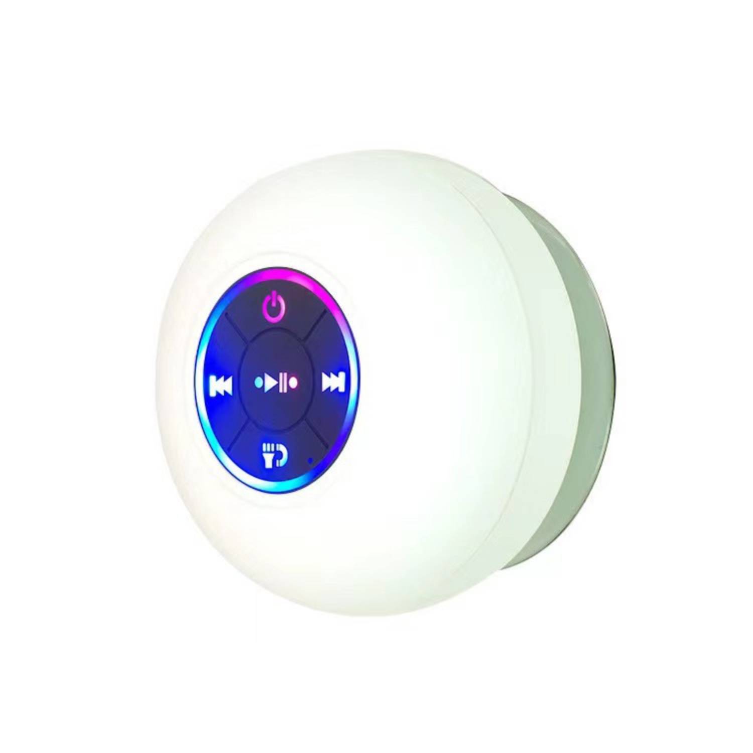 LED Light Waterproof Wireless Bluetooth Speaker with Suction Cup 6