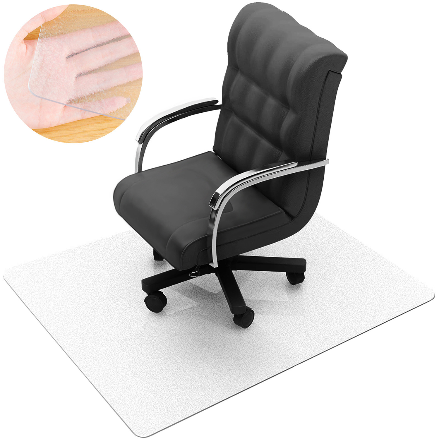 PVC Office Floor Protection Chair Mat 6