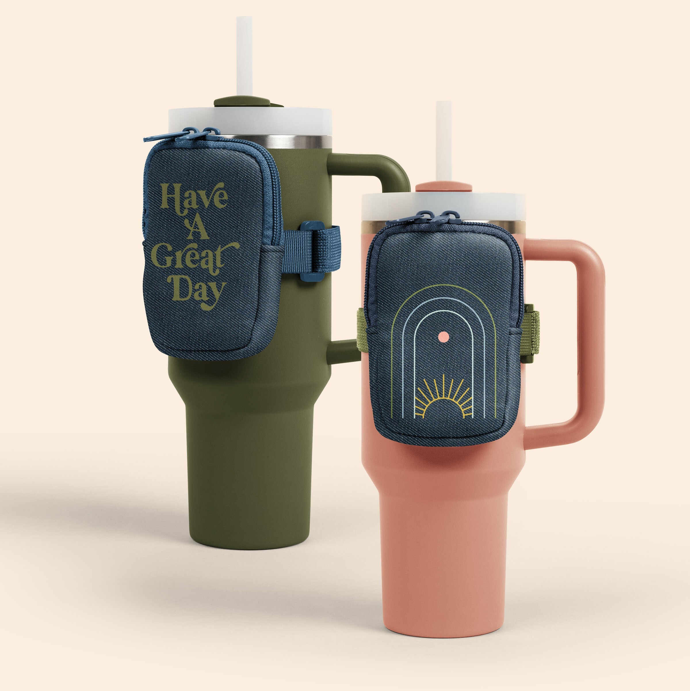 HYDRO POUCH - SMALL - DENIM NEOPRENE