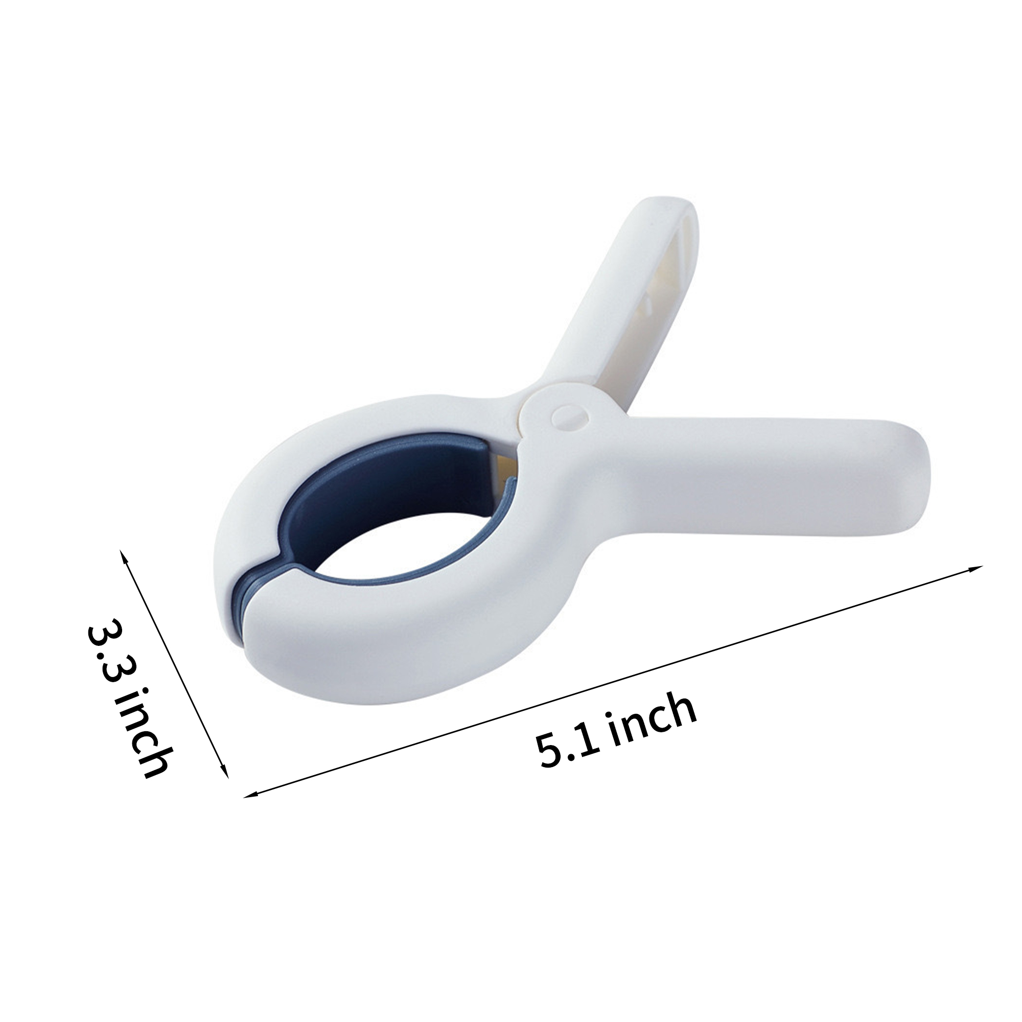 Windproof Towel Clip With Strong Spring 5.1" By 3.3" 8