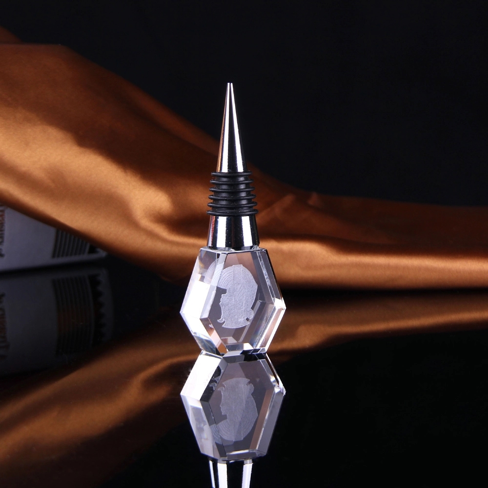Engraved Crystal Wine Bottle Stopper 3