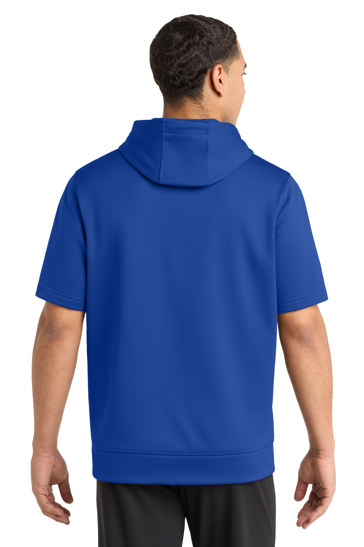 Sport-Tek Sport-Wick Fleece Short Sleeve Hooded Pullover. ST251, custom hoodie or sweatshirt with logo imprint 4
