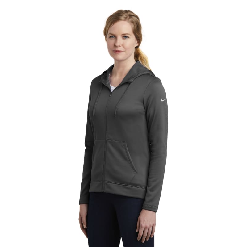 Nike Ladies Therma-FIT Full-Zip Fleece Hoodie., custom hoodie or sweatshirt with logo imprint 15