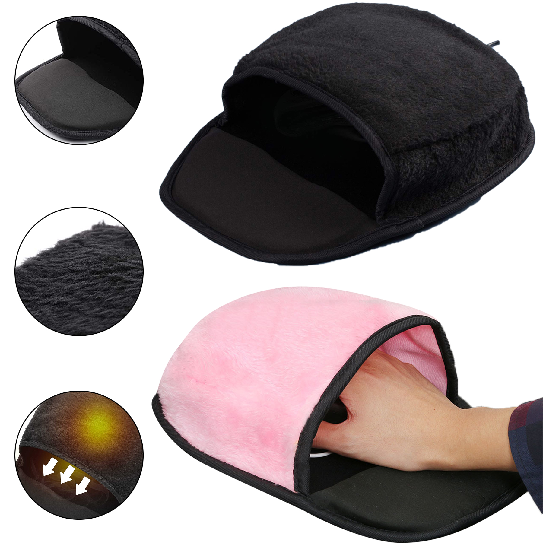 Usb Heated Mouse Pad Hand Warmer 1