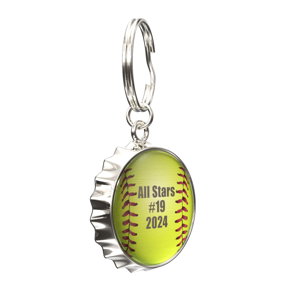 Vibraprint® Premium Bottle Cap Bottle Opener Key Tag 6