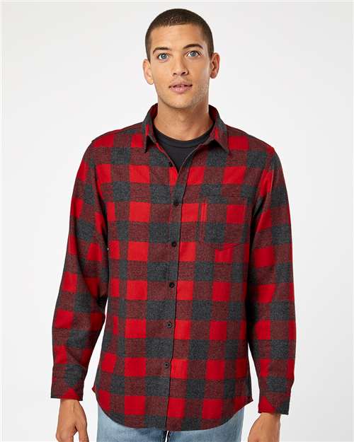 Men's Open Pocket Flannel Shirt - 8212 18