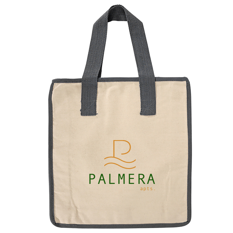 Hilton Heavy Cotton Color Trim Tote, custom tote bag with logo imprint 2