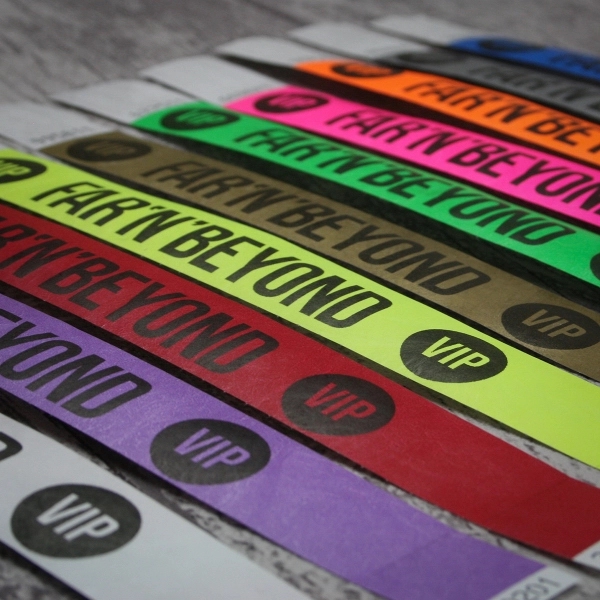 Custom Tyvek Wristbands- 48 Hour Rush Delivery!