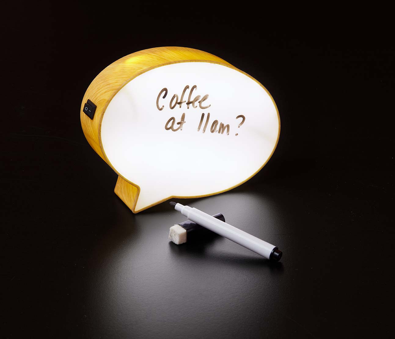 6" Light-Up Mini Speech Bubble Message Board 4