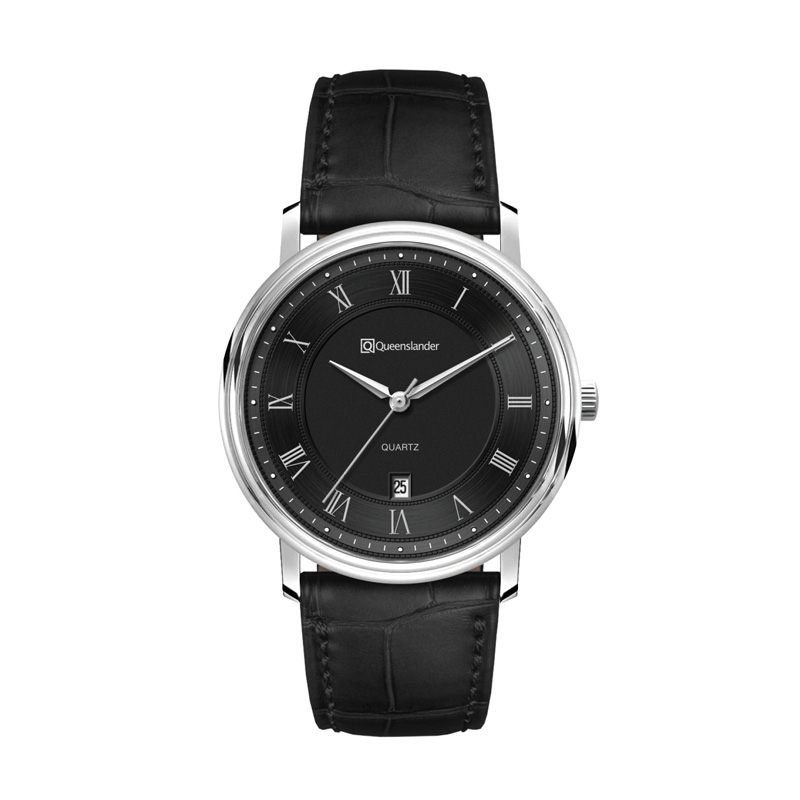 40MM, SS, SILVER CASE,  3-HAND MVT, DTE