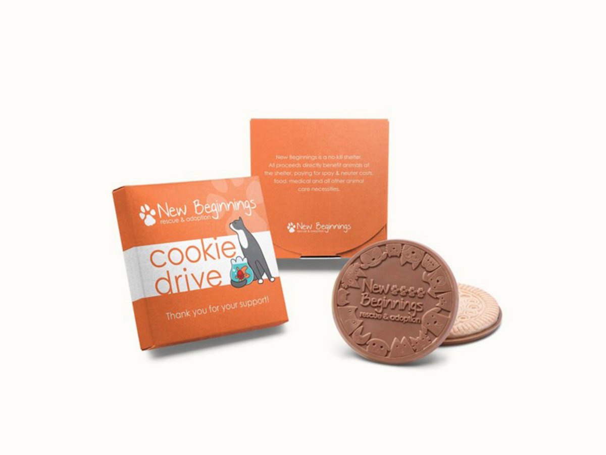 Statement Cookie Box with Large 3.2" Cookie – Double 3
