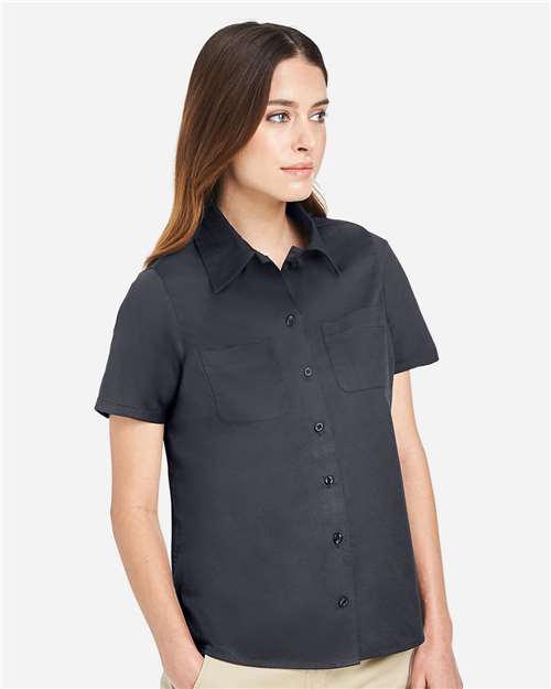 Women's Advantage IL Short Sleeve Dress Shirt - M585W 5