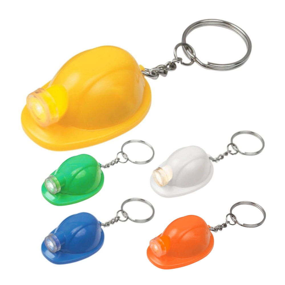 Safety Helmet Flashlight Keychain 5