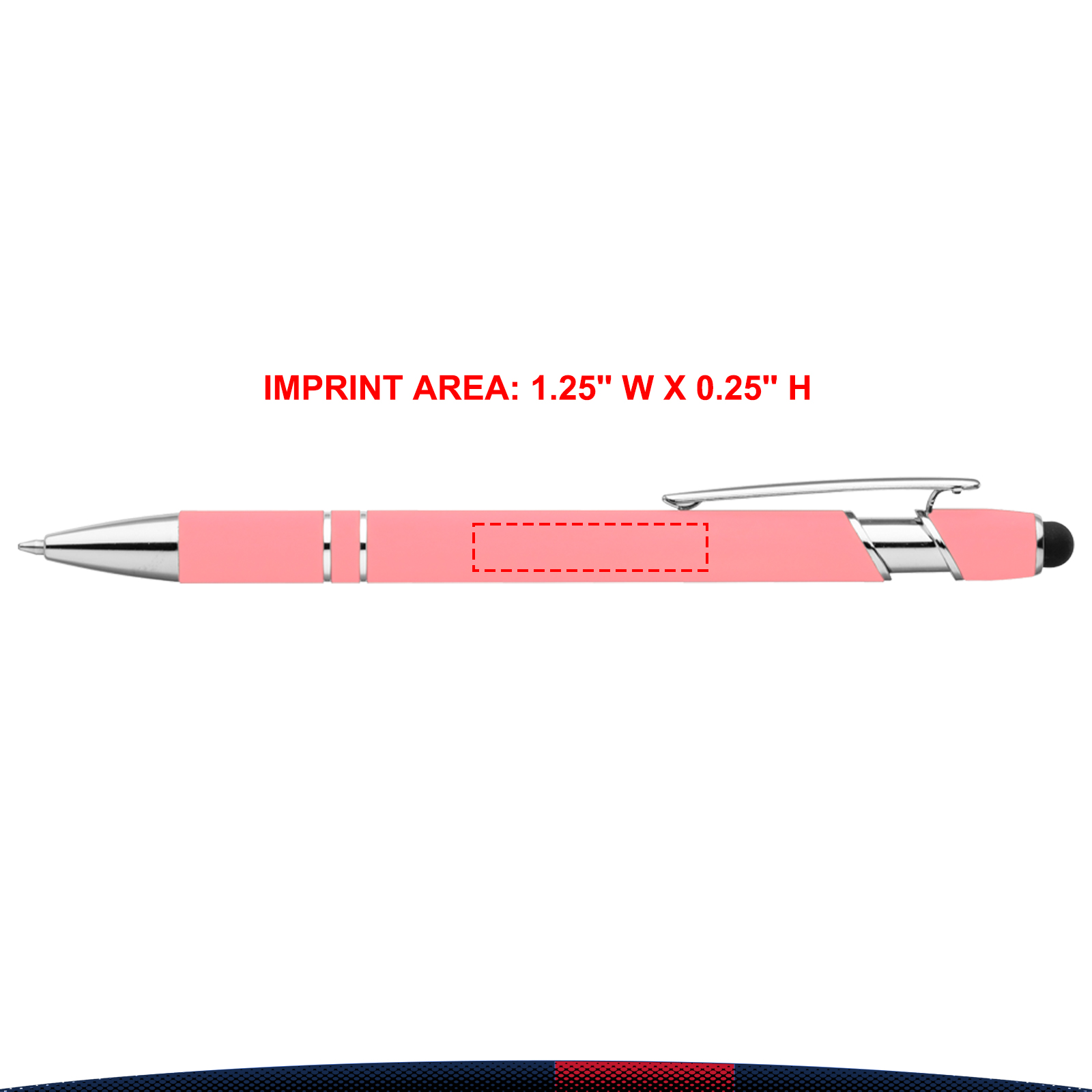Carten Soft Touch Metal Stylus Ballpoint Pen 12
