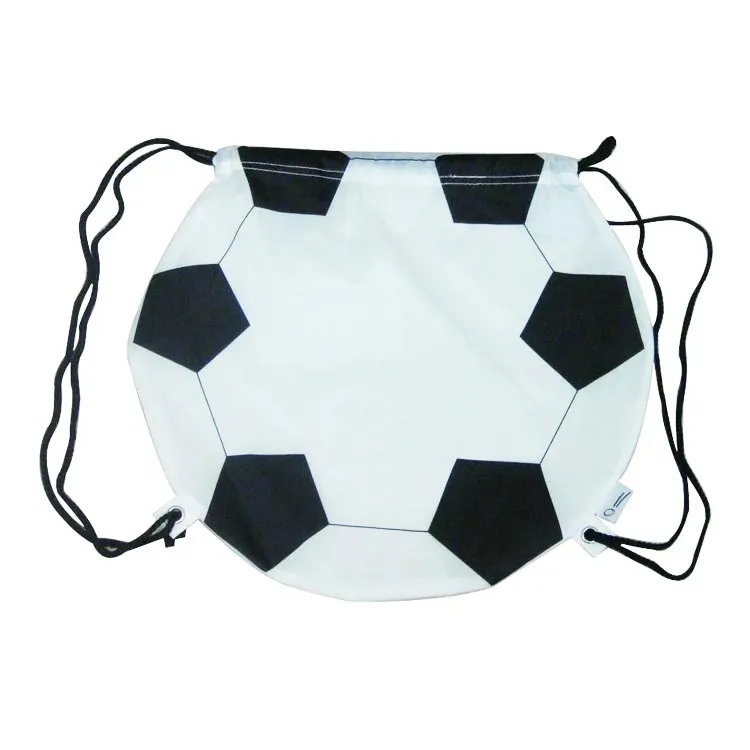 Tennis Design 210D Polyester Drawstring Bag 5