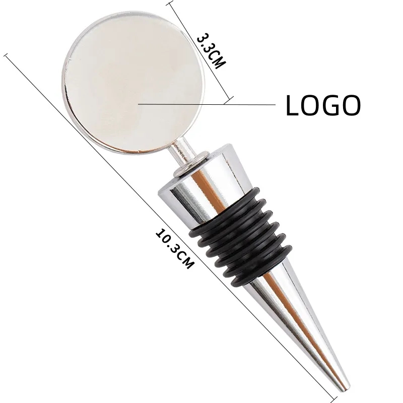 Zinc Wine Bottle Stopper 6