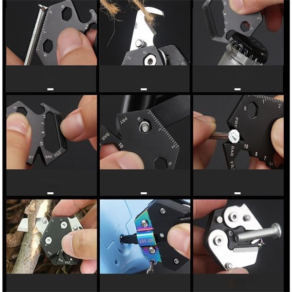 Multitool Folding Coin Edc Knife 3