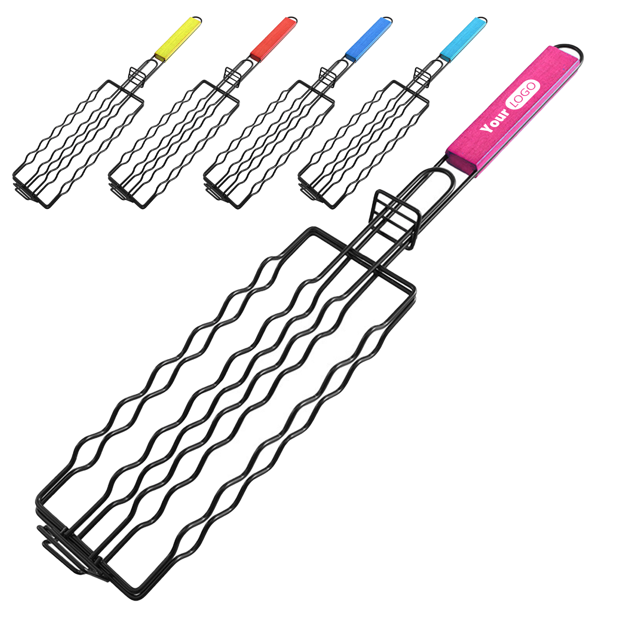 Steel Camping Sausage Grilled Mesh 3