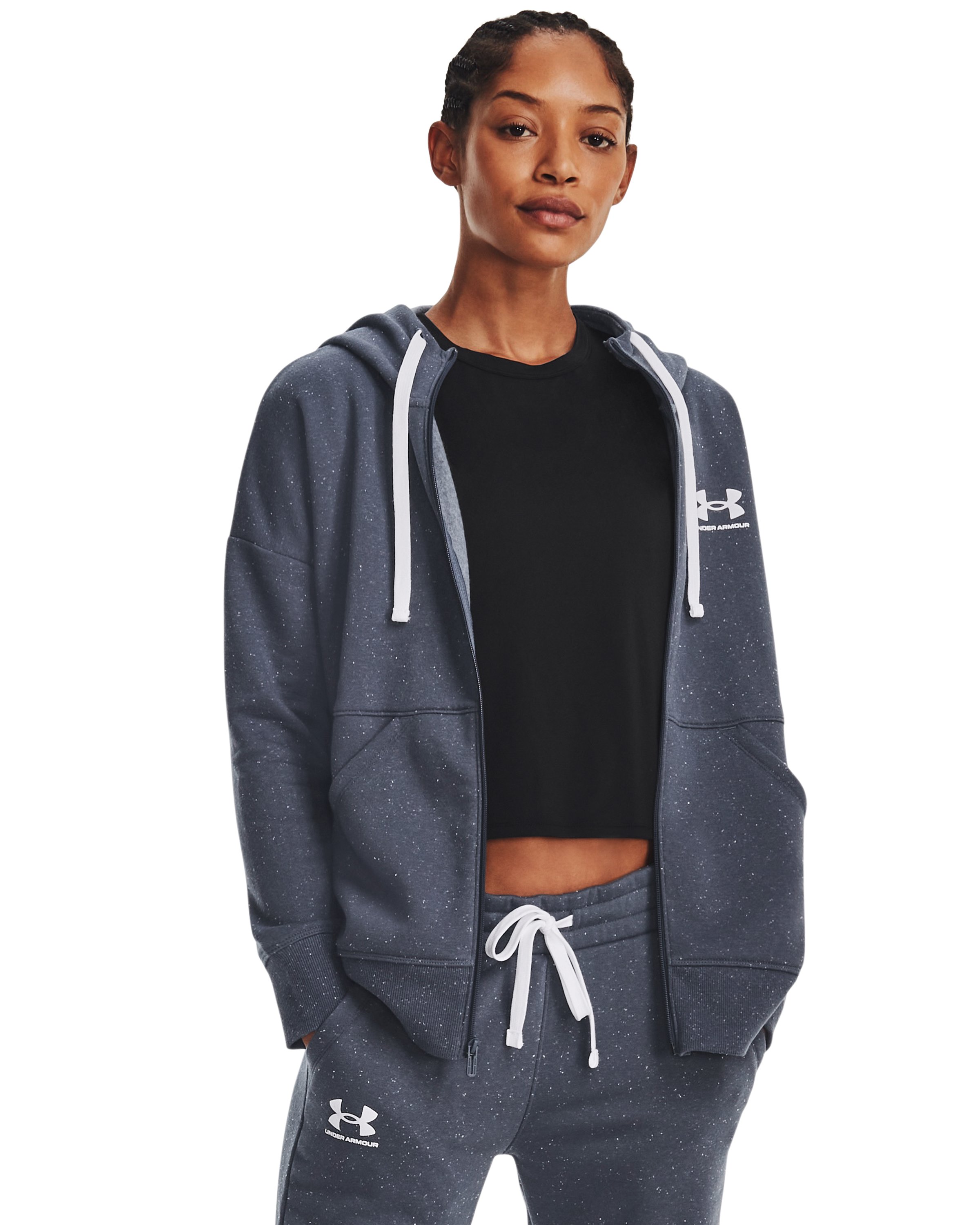 UA Rival Fleece Women's Full Zip Hoodie 4