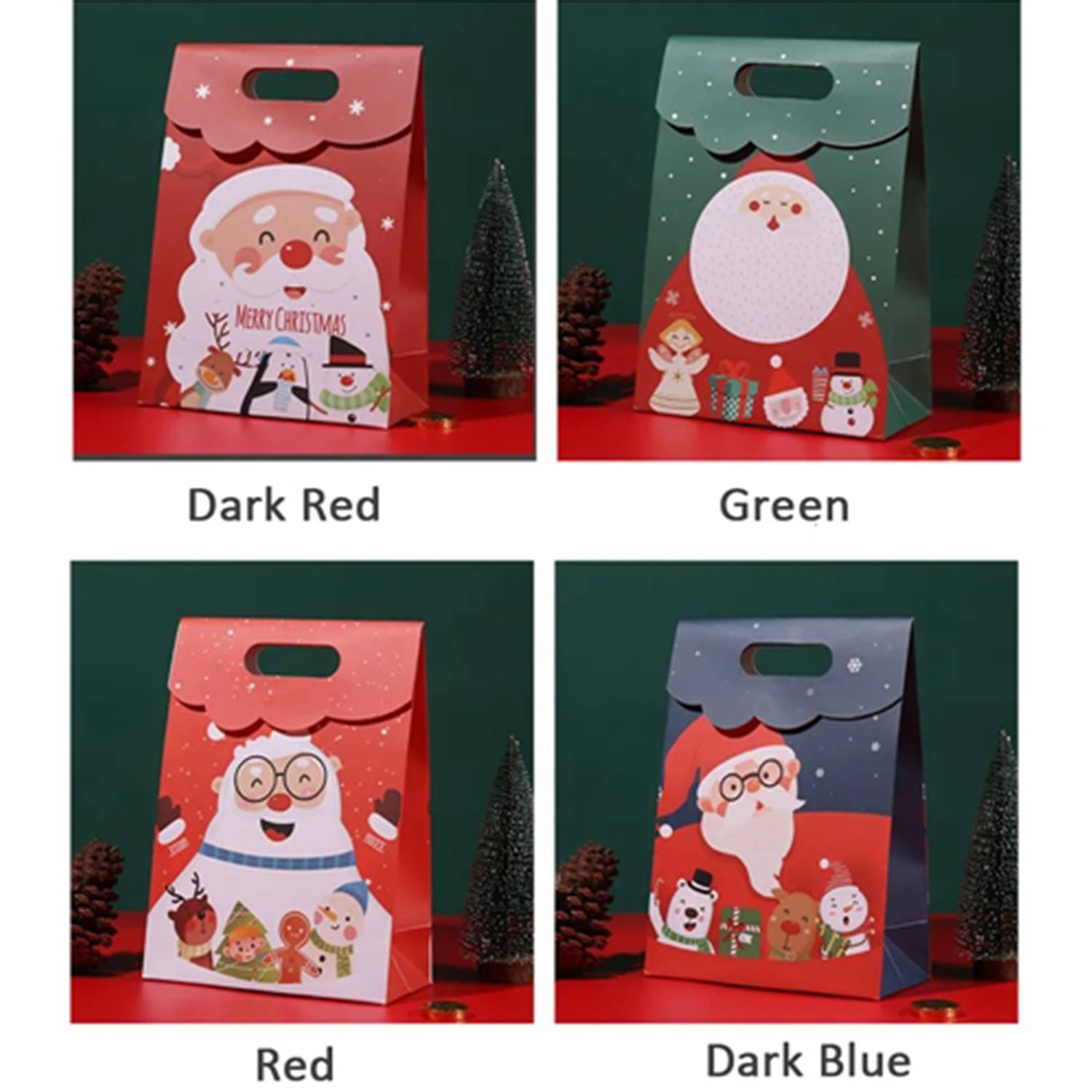 Christmas Candy Gift Custom Paper Bag 7
