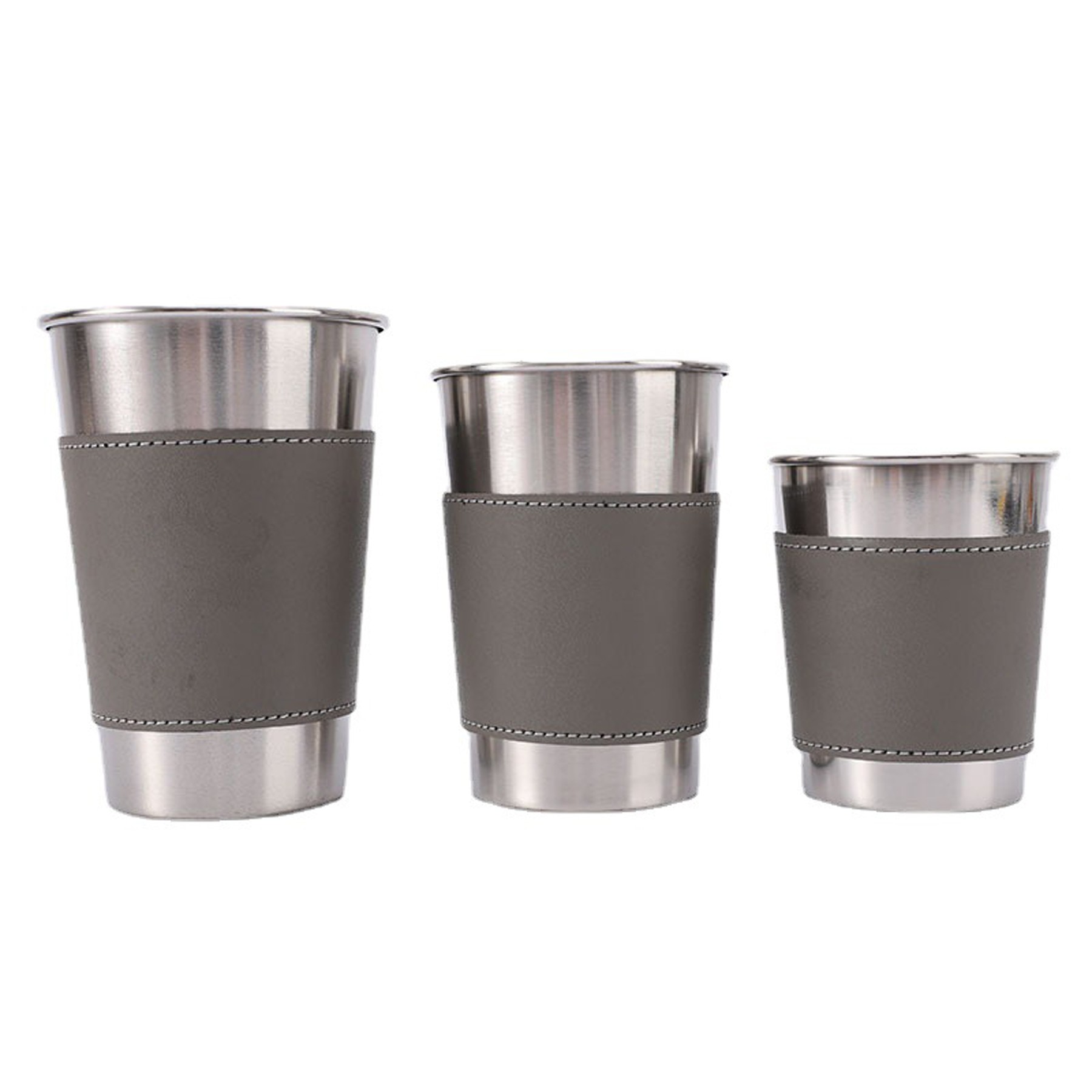 Stainless Steel Insulated Cup With Pu Cover 3