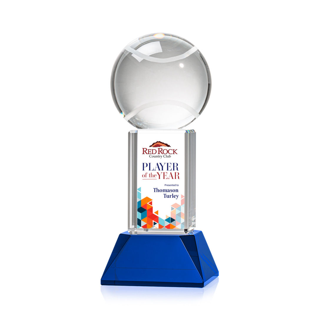 Tennis Ball VividPrint™ Award on Stowe - Blue 13