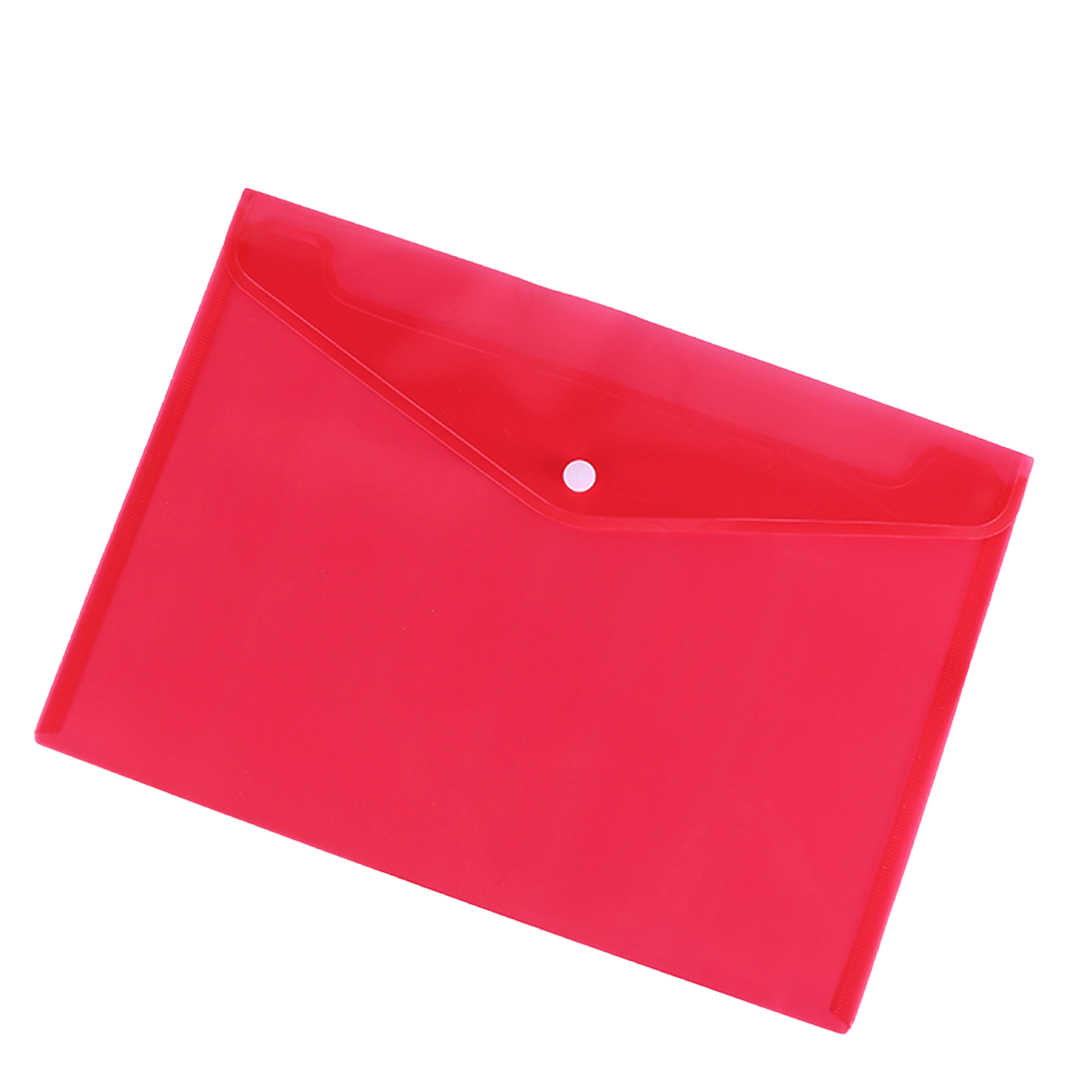 A4 Transparent Office File Folder with Button Closure 8