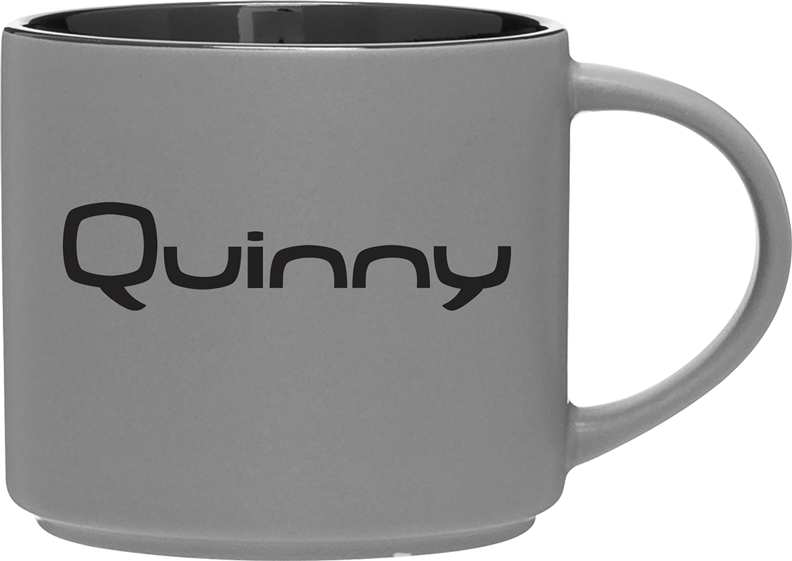 16 oz monaco mug matte storm gray