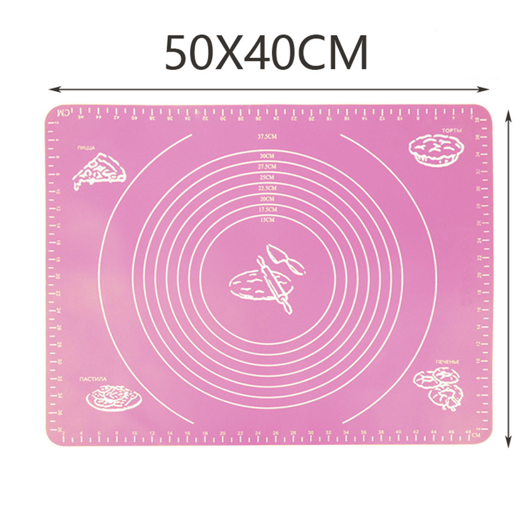 Sillicone Pastry Baking Mat Board 3