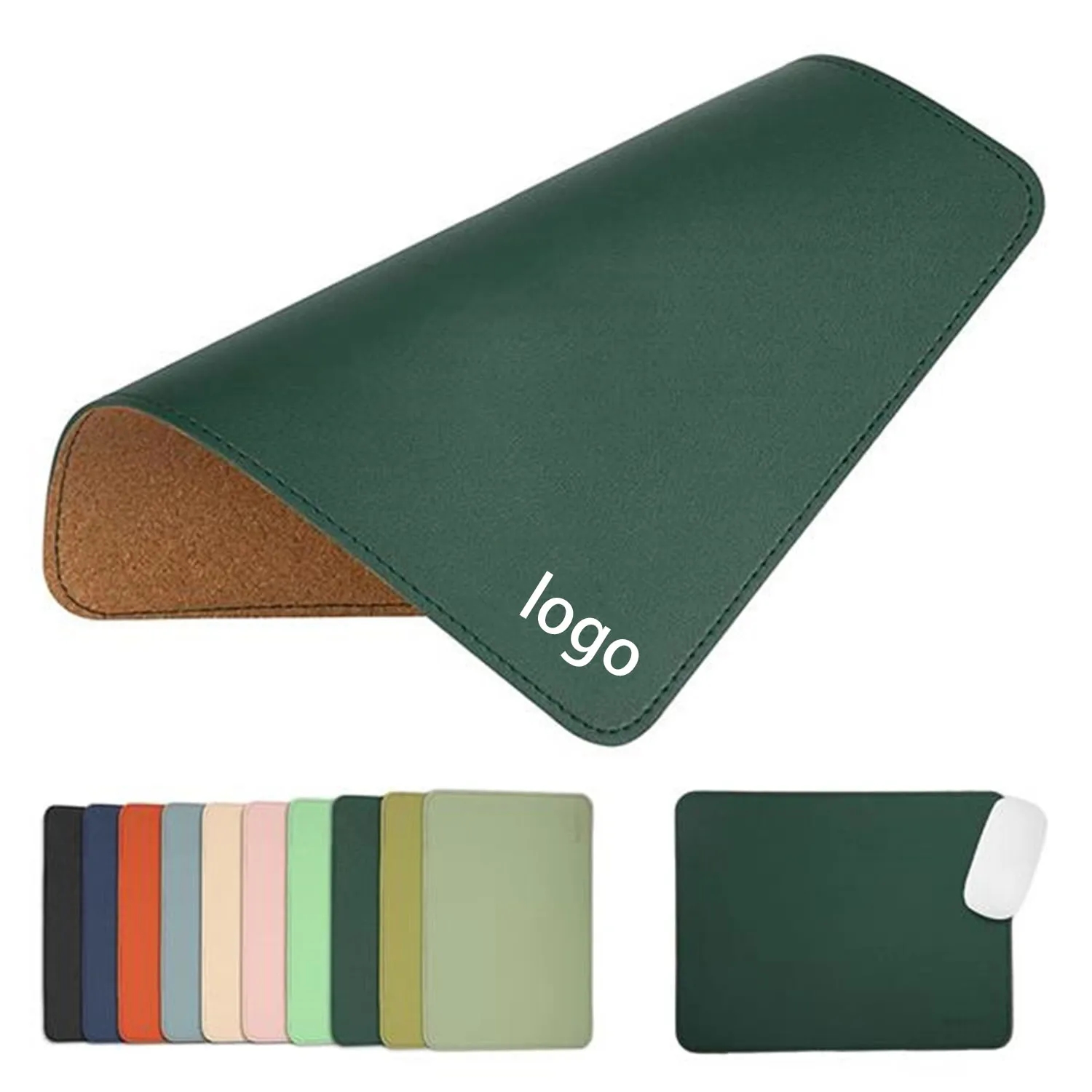 Waterproof Double Sided Leather Mouse Pad 3
