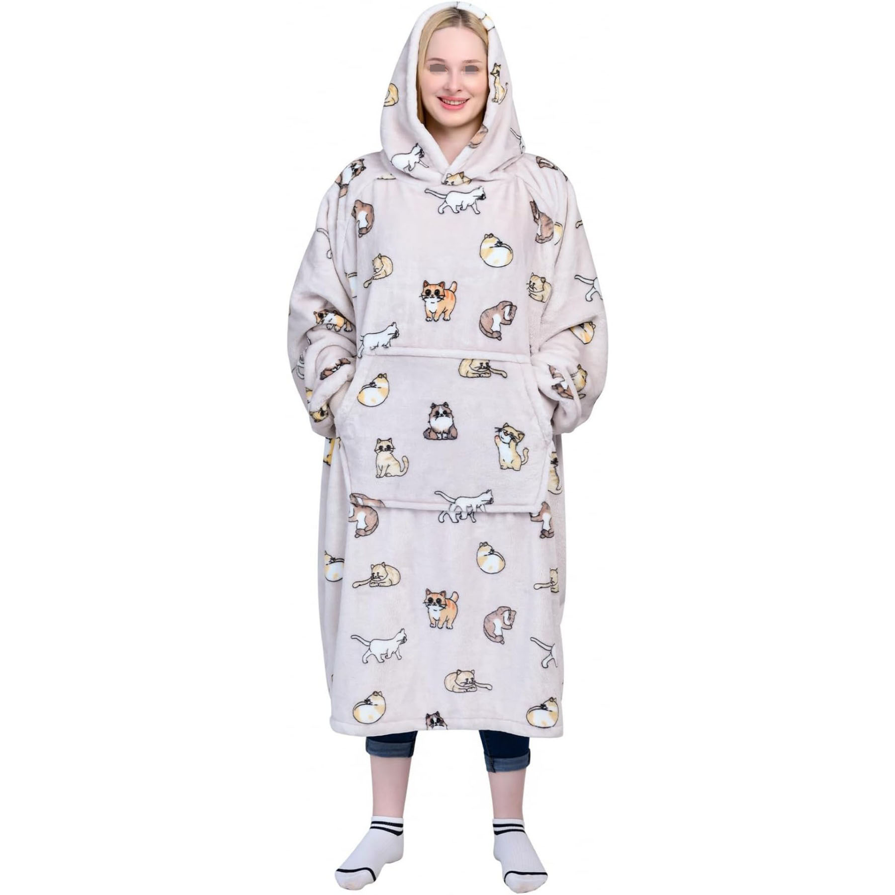 Unisex Wearable Blanket Hoodie 25