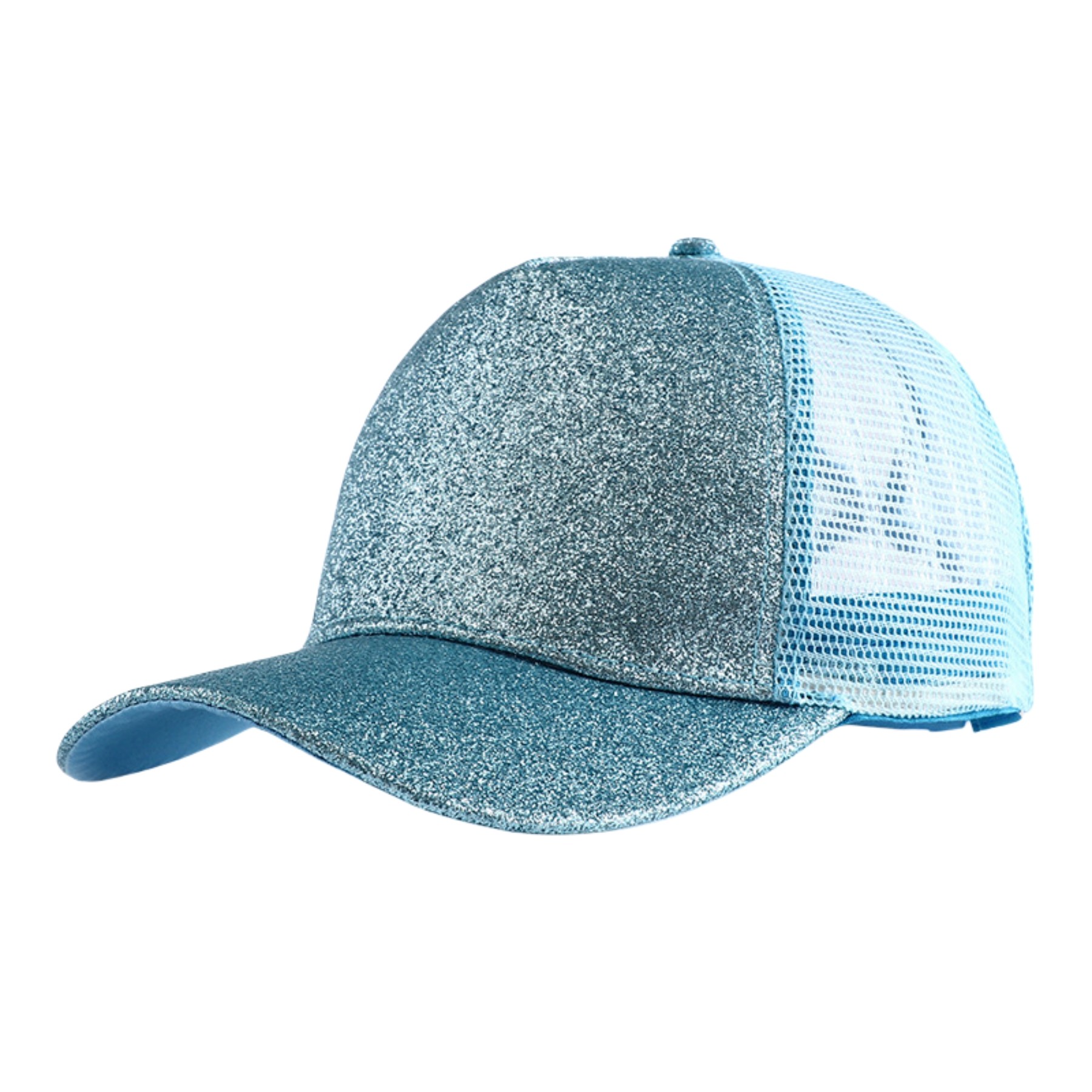 Glitter Ponytail Mesh Cap 5