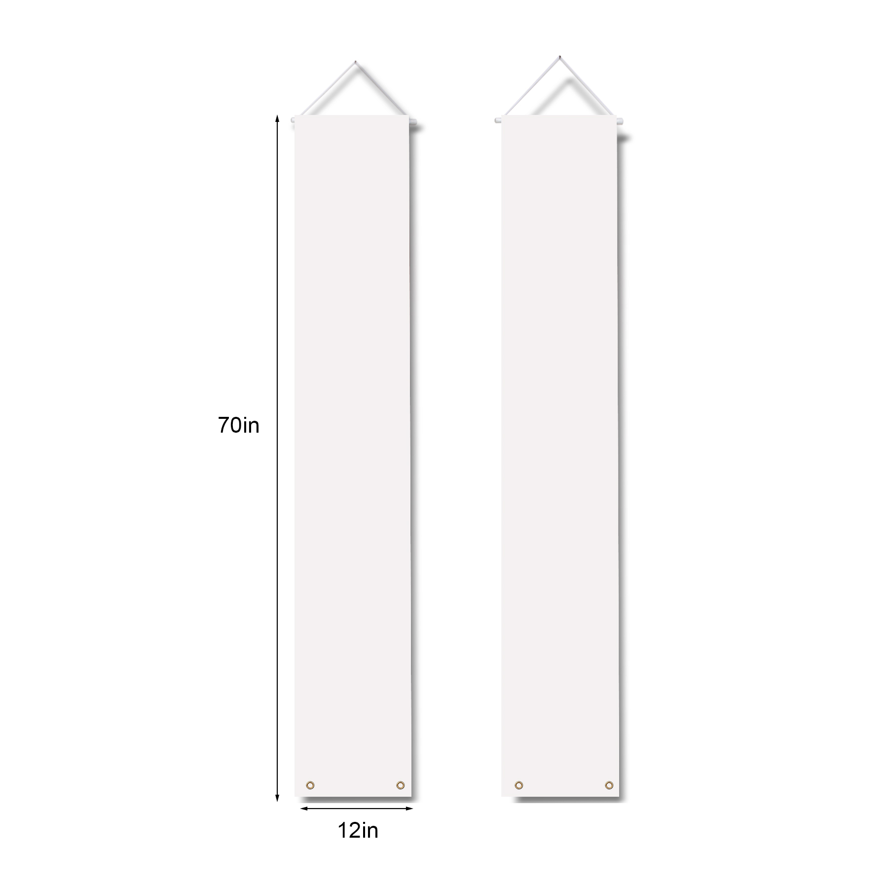 Custom Oxford Couplets Welcome Porch Banner Set 5