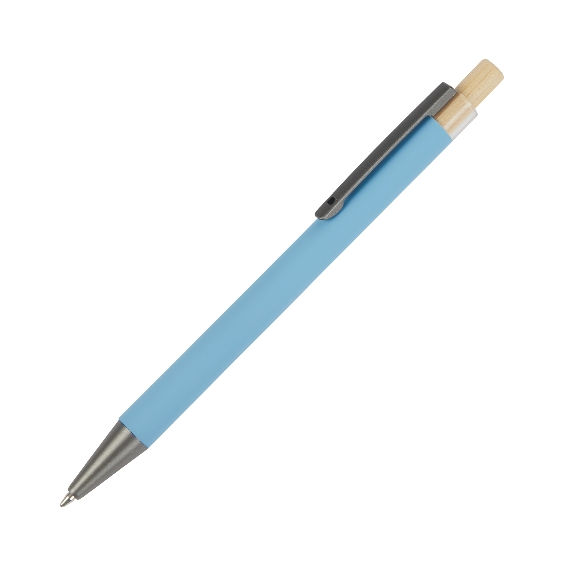 Arundi Recycled Aluminum Pen With Bamboo Plunger 6