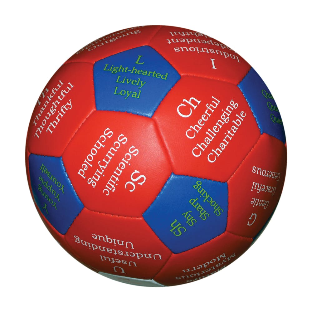 Thumball: Virtues & Values - Red Blue 4"