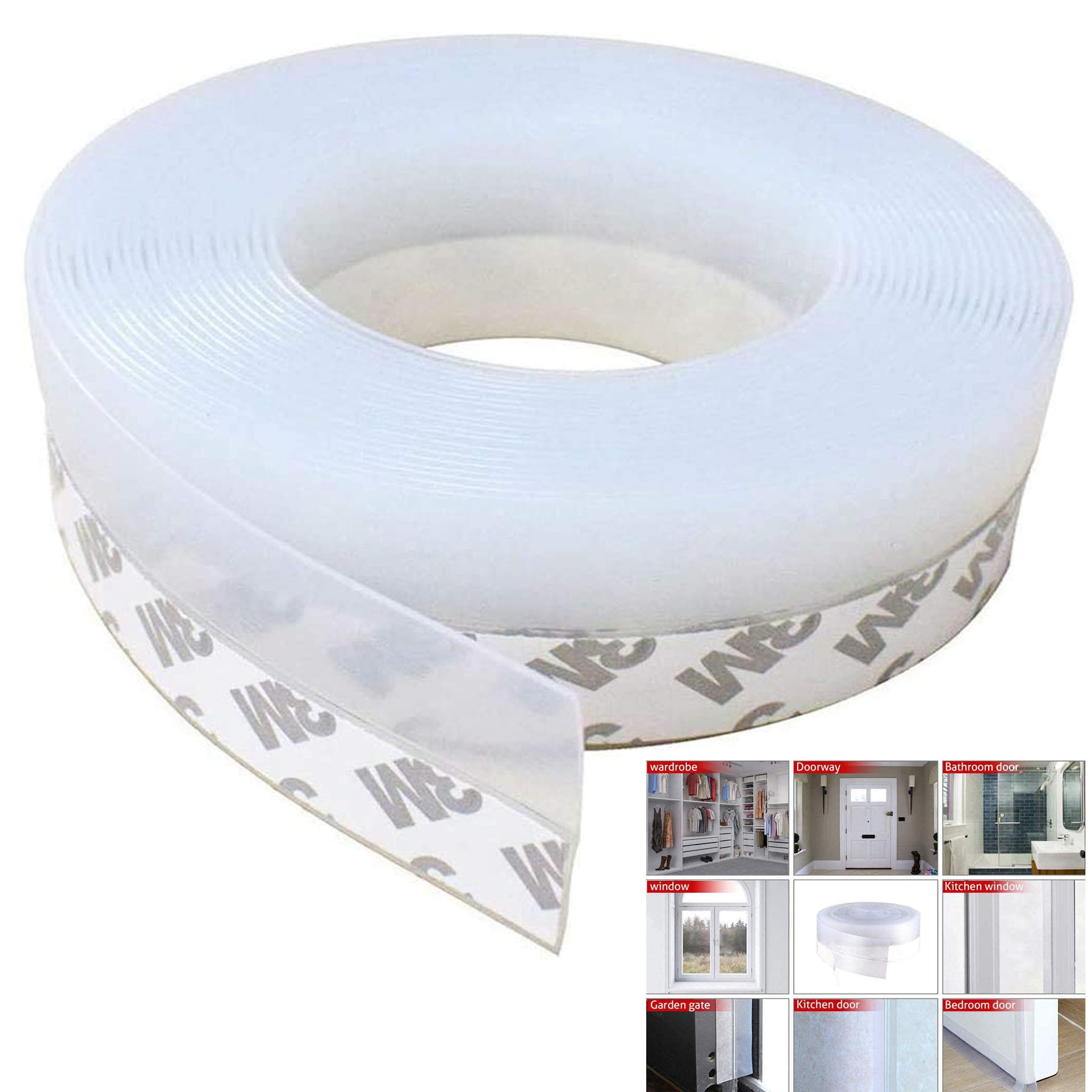 1 3/8"" x 196 7/8" Silicone Seal Strip 1