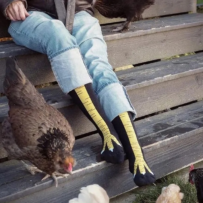 Halloween Chicken Socks for Kids and Adults 2