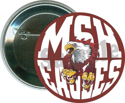 Mascott, MSH Eagles, School Button 2