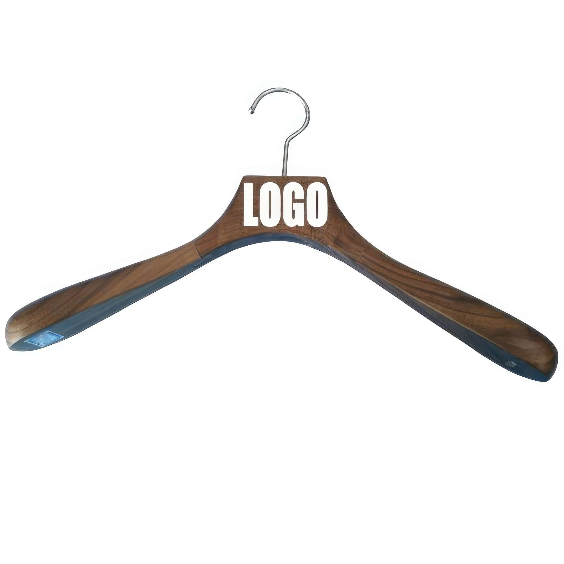 Solid Black Walnut Wood Suit Clothes Wardrobe Closet Hanger 1