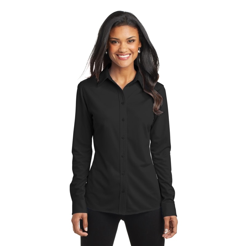 Port Authority Ladies Dimension Knit Dress Shirt. 16