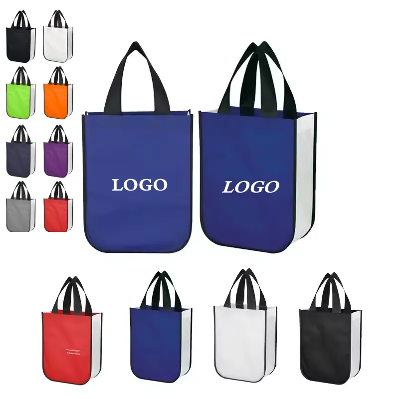 Shiny Non-woven Shopper Tote Bag 12