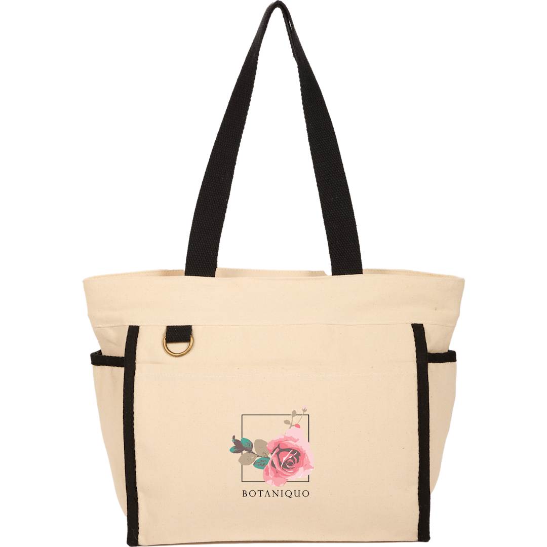 10oz Organic Cotton Accent Tote 30
