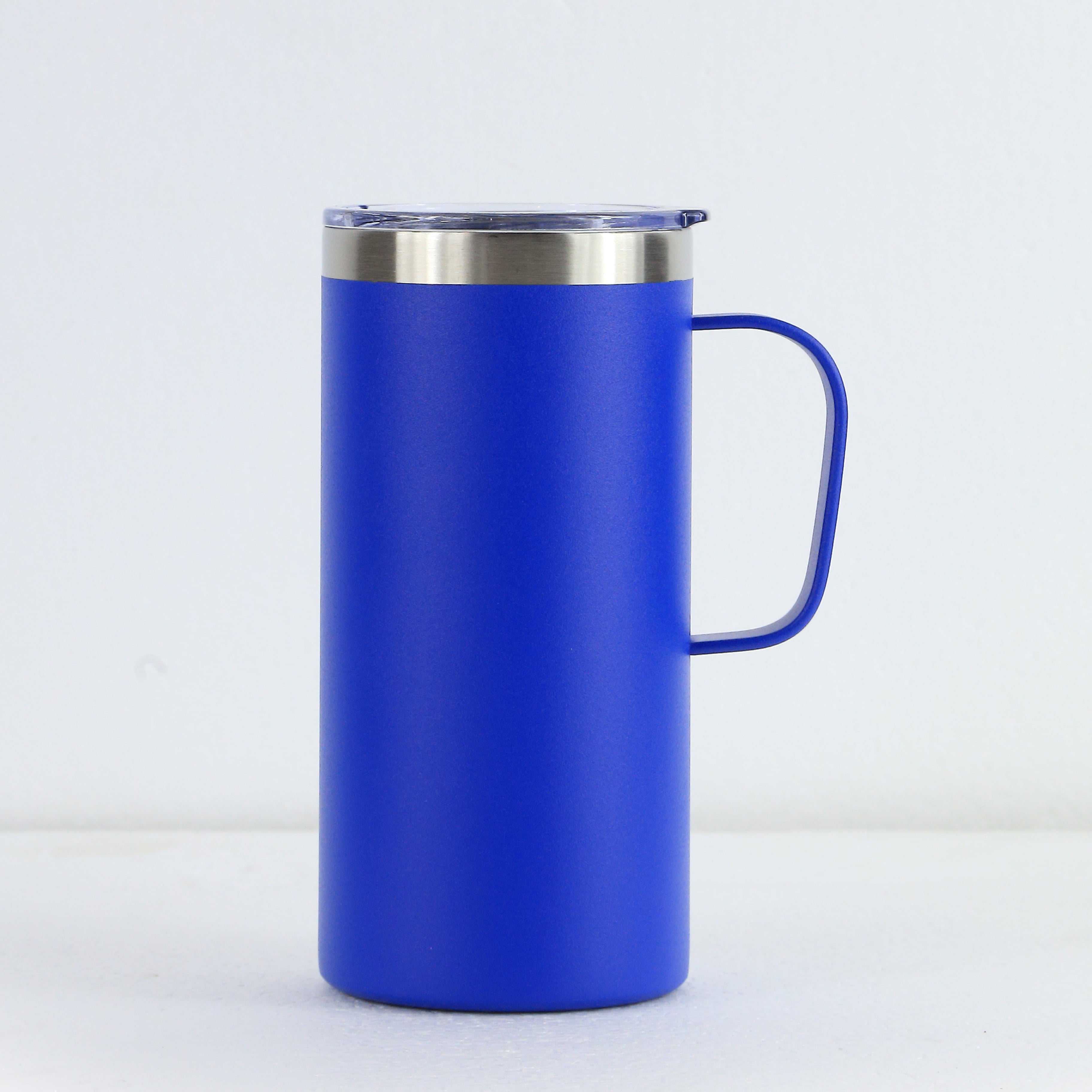 Summit 20oz Double Wall Vacuum Insulated Stainless Steel Campfire Mug (Blue)
