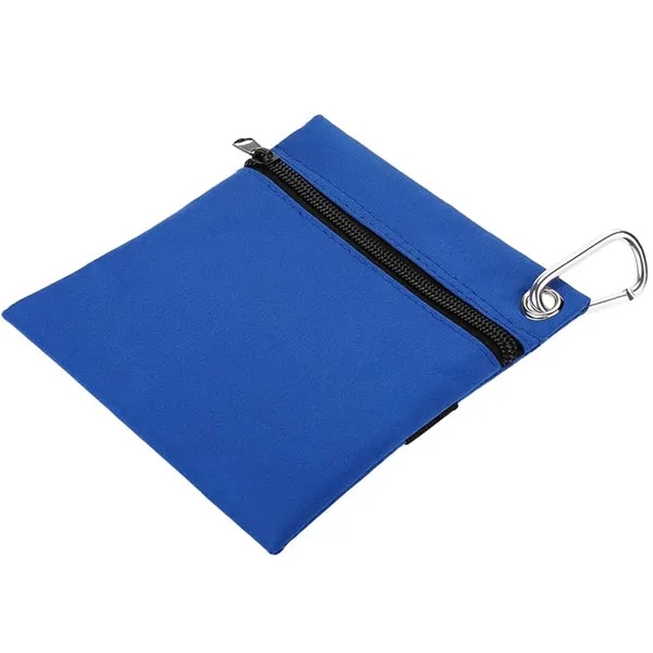 Nylon Golf Tee Bag with Carabiner 5