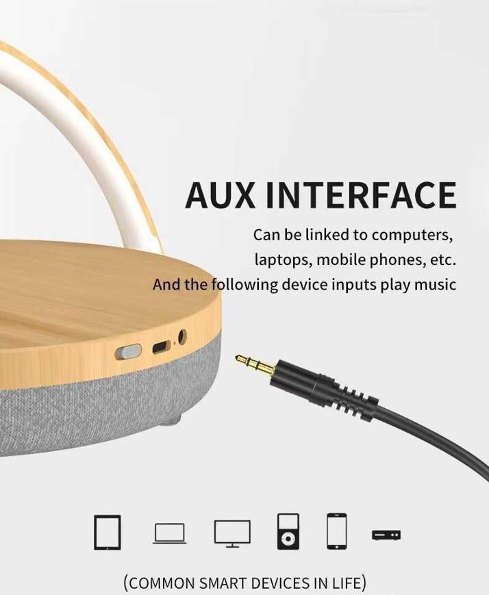 Wireless Speaker with10W Wireless Charger Touch Lig 5