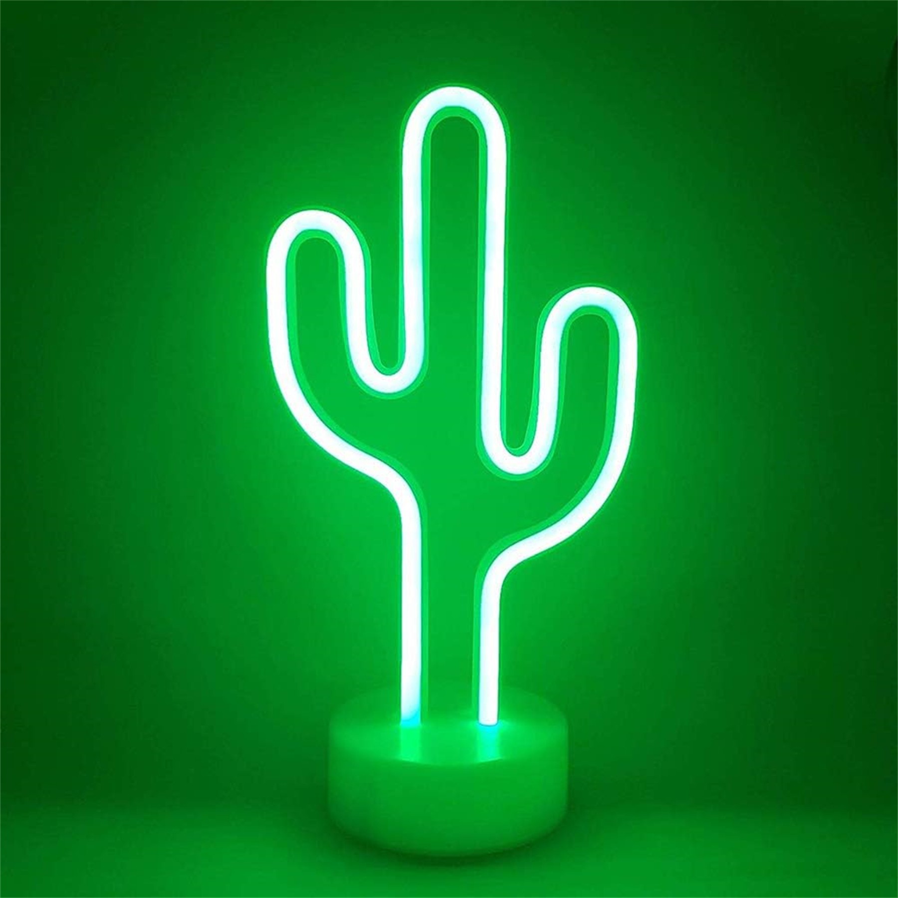 Green Cactus Neon Light Sign 1