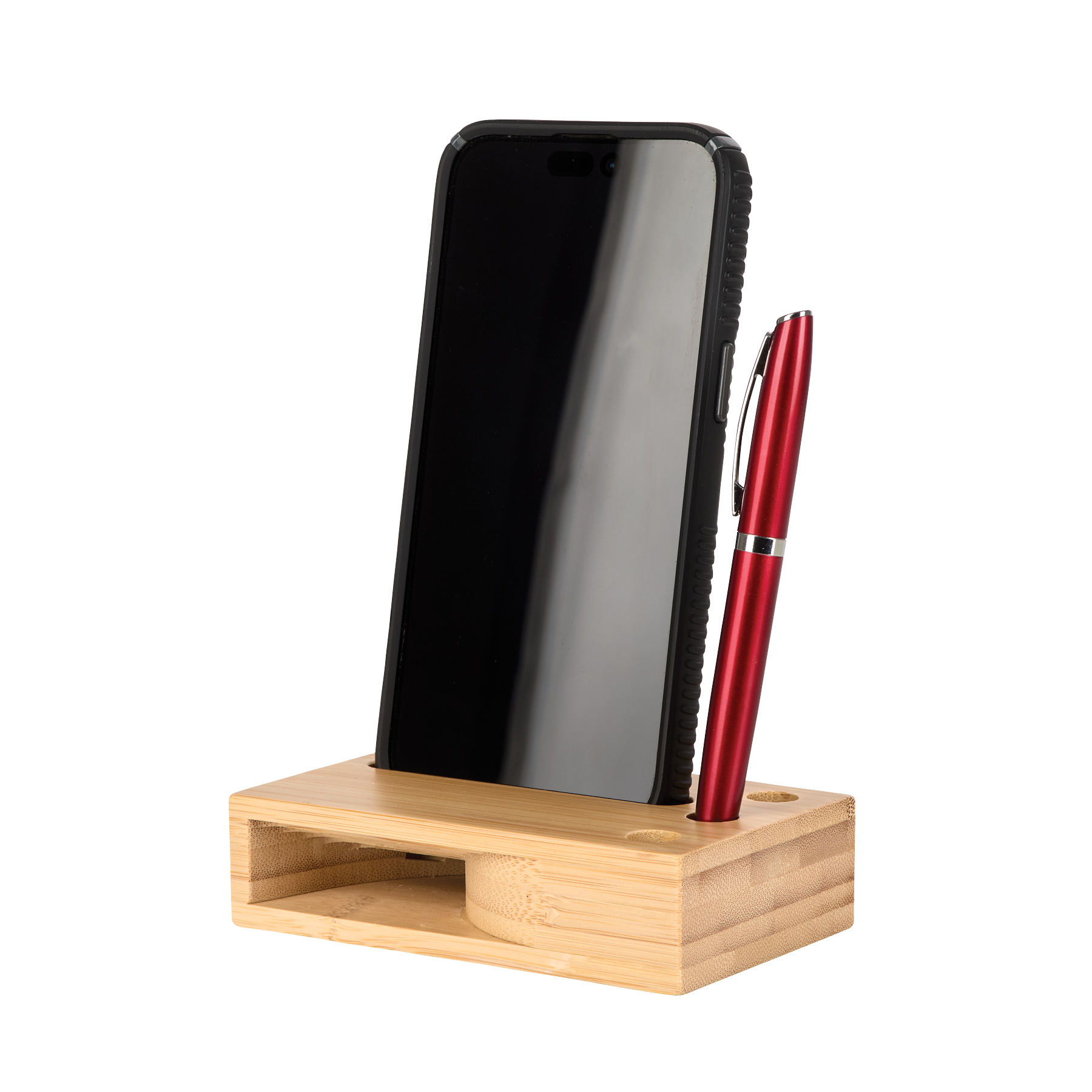 Allegra Bamboo Phone Stand & Amplifier 3