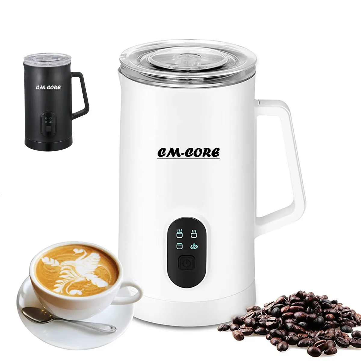 4 in 1 Electric Milk Frother and Steamer 3